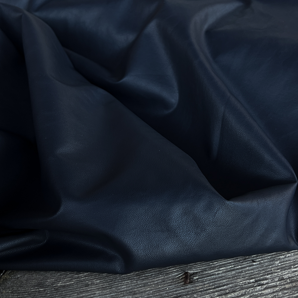 Simili-cuir souple habillement - Marine x 20cm