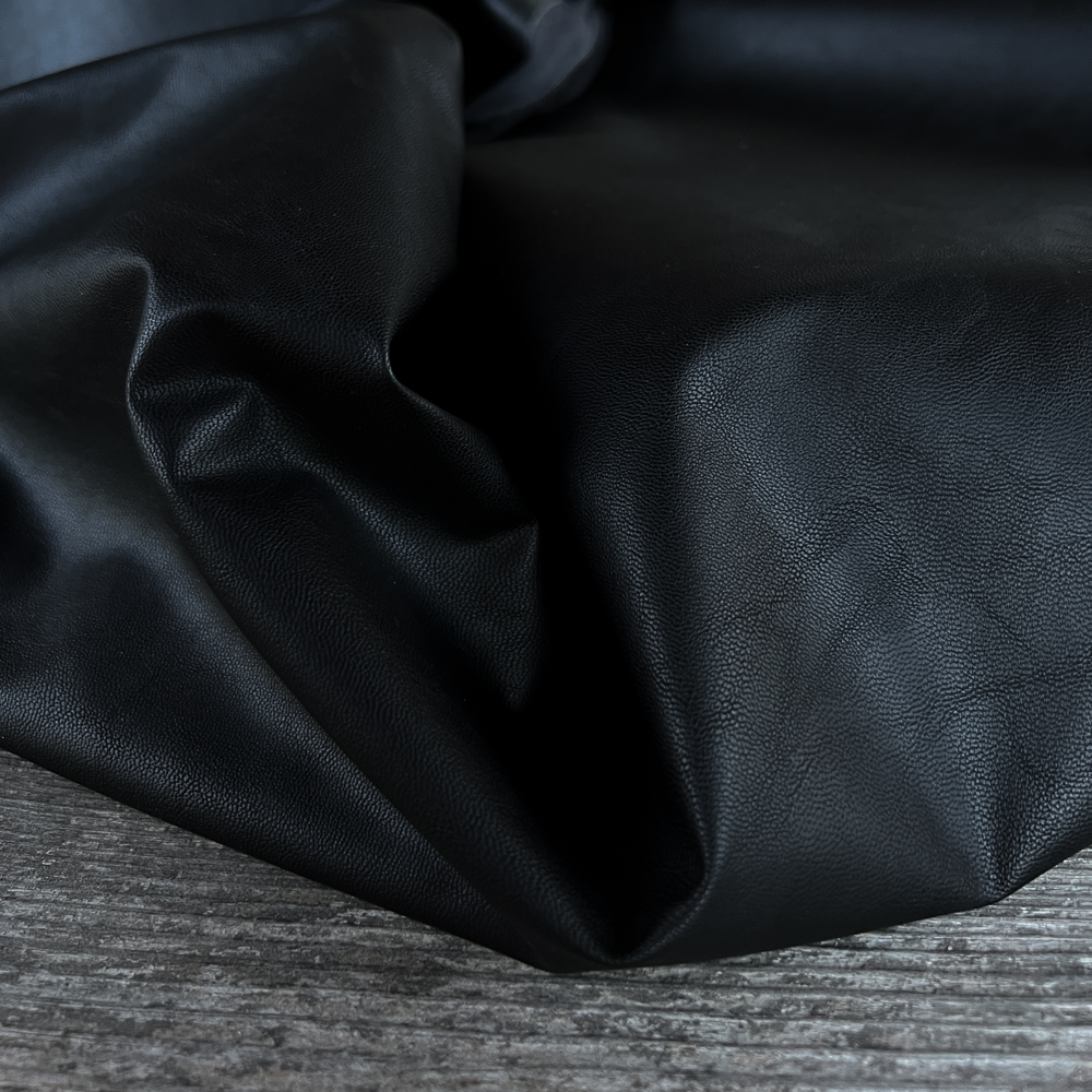Simili-cuir souple habillement - Noir x 20cm