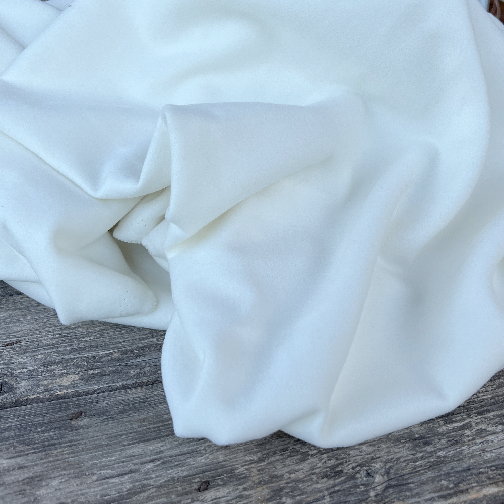 Tissu caban - Blanc d'ivoire x20cm