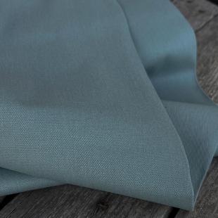 Gabardine coton stretch peau de pêche - Vert de gris
