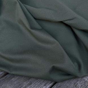 Gabardine coton stretch toucher peau de pêche - Vert army