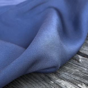 Tissu Tencel et lin - Bleu jean foncé