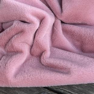 Tissu fausse fourrure ultra douce - Rose layette