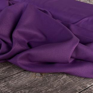 Tissu twill Bambou et polyester recyclé - Violet
