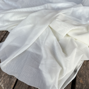 Doublure maillot de bain maille tulle stretch fine - Blanc d'ivoire