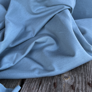 Jersey coton Oekotex - Bleu acier
