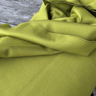 Maille Milano Stretch Viscose - Vert olive clair