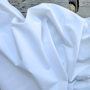Popeline coton stretch - Blanc