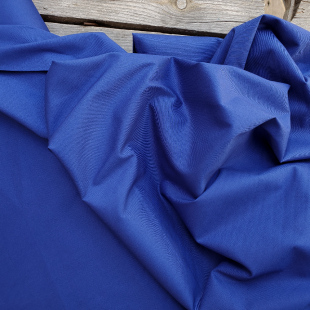 Popeline coton stretch - Bleu roi