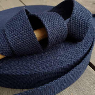 Sangle coton bleu marine 25mm