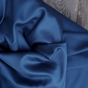 Satin de coton - Bleu jean
