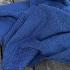 Etamine de coton lavé - Bleu jean foncé x20cm