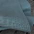 Gabardine coton stretch peau de pêche - Vert de gris x20cm