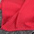 Jersey coton cotelé - Rouge x 20cm