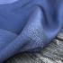 Tissu Tencel et lin - Bleu orage foncé x20cm