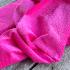 Velours grosses côtes stretch Oekotex - Rose bonbon x20cm