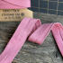 Biais jersey coton Oekotex 3m - Vieux rose foncé