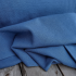 Bord côte tubulaire coton bio - Bleu jean moyen x25cm