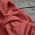 Bord côte tubulaire coton bio GOTS - Ocre rouge x25cm