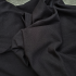 Tissu Jersey piqué coton / maille polo - Noir Oekotex x20cm