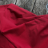 Coupon 55cm Jersey coton Oekotex - Rouge foncé