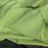 Jersey coton cotelé Oekotex -  Lime x 20cm