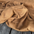 Maille tricot légère viscose et lin Oekotex - Caramel foncé x20cm