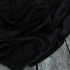 Maille tricot légère viscose et lin Oekotex - Noir x20cm