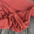 Maille tricot légère viscose et lin Oekotex - Rouille x20cm