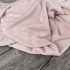 Maille tricot légère viscose et lin Oekotex - Vieux rose  x20cm