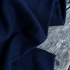 Maille tricot moelleuse unie - Marine clair x20cm