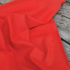 Popeline coton bio GOTS - Rouge vif x10cm