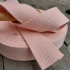 Sangle coton rose pastel 30mm x 50cm