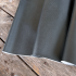 Coupon 50cm Simili cuir effet grainé - Gris acier métallisé