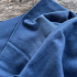 Sweat molleton fin Oekotex - Bleu jean foncé x20cm