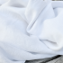 Coupon 57cm Tissu chambray 100% lin - Blanc