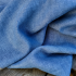 Tissu chambray 100% lin - Bleu jean