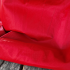 Tissu coupe vent imperméable "shiny" - Rouge x 20cm
