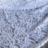 Tissu dentelle stretch Pivoine - Blanc x10cm