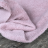 Tissu fausse fourrure "mouton" coton - Vieux rose x20cm