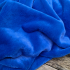 Tissu fausse fourrure ultra douce - Bleu électrique x20cm