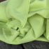 Tissu jersey coton gaufré Oekotex - Lime x20cm