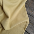 Tissu jersey coton gaufré Oekotex - Ocre jaune x20cm