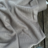 Tissu jersey coton gaufré Oekotex - Taupe x20cm