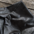 Tissu suèdine scuba marbrée - Noir x20cm