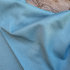 Toile coton canvas Oekotex - Bleu glacier x20cm