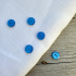 Bouton couture classique bleu roi 2 trous 12mm